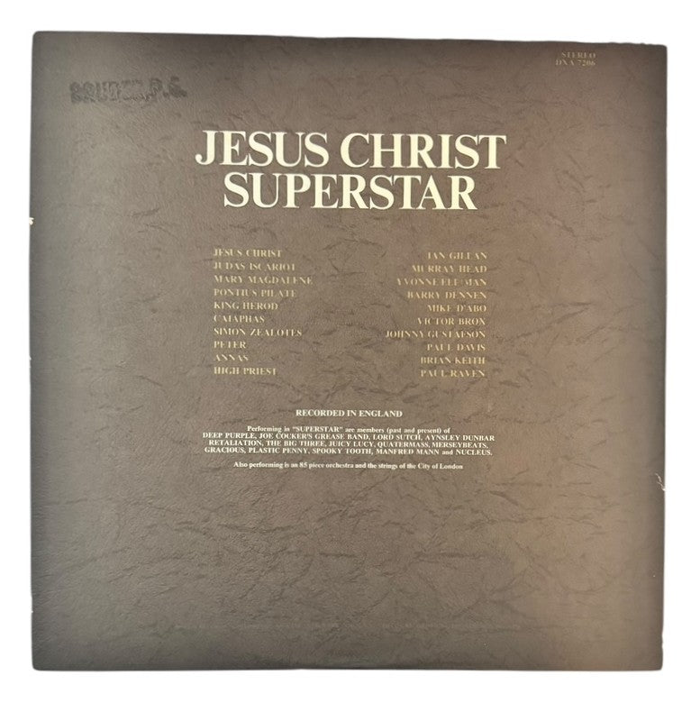 Andrew Lloyd Webber & Tim Rice- Jesus Christ Superstar, 1970, VG+/VG+ (2 Records with Booklet, Gatefold)
