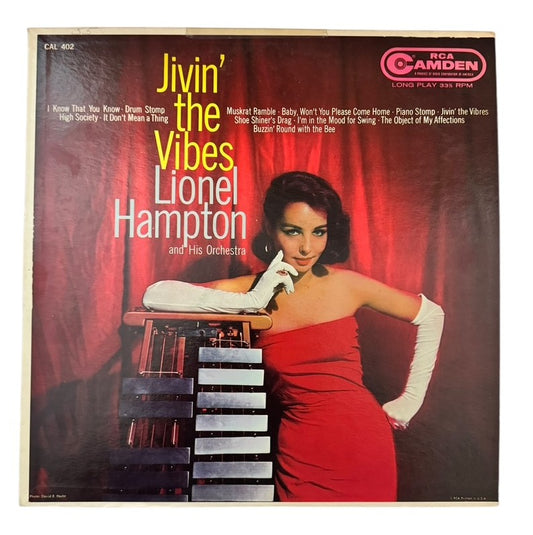 Lionel Hampton & His Orchestra- Jivin' The Vibes, 1957, VG+/VG+