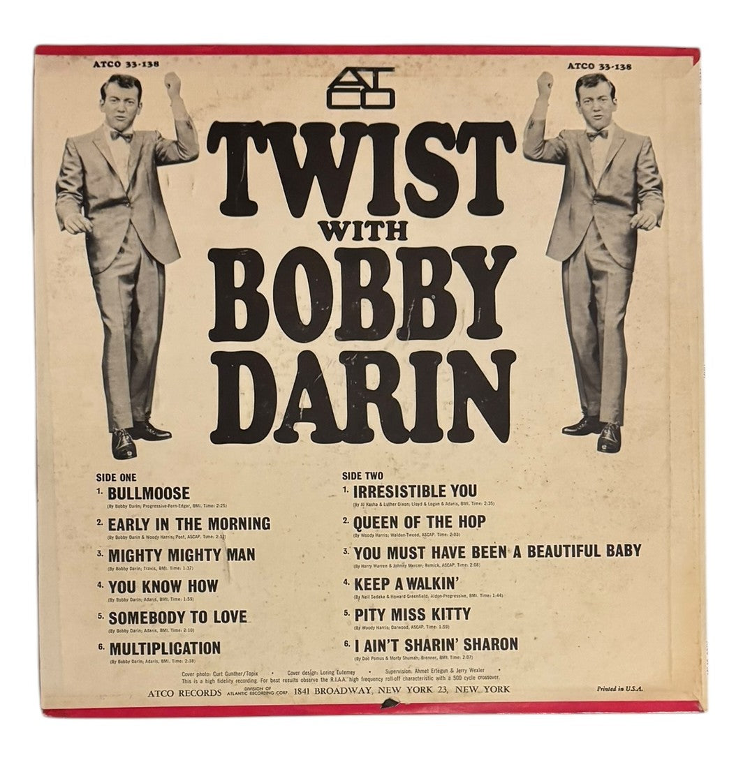 Bobby Darin- Twist With Bobby Darin, 1961, VG+/VG+