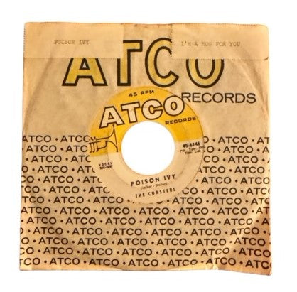 The Coasters- Poison Ivy/I'm A Hog For You, 1959, VG+