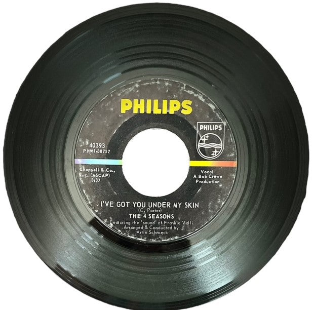 The 4 Seasons- I've Got You Under My Skin/Huggin' My Pillow, 1966, VG+