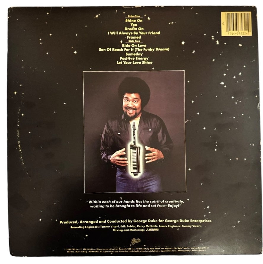 George Duke- Dream On, 1982, VG+/VG+