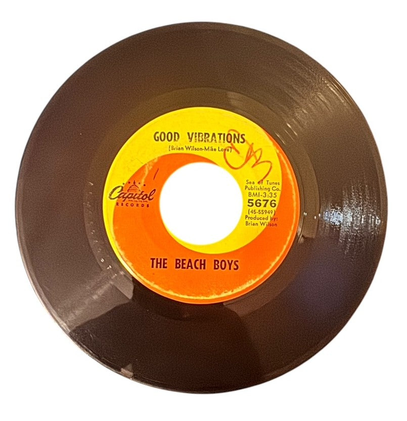 The Beach Boys- Good Vibrations/Let's Go Away For Awhile, 1966, VG