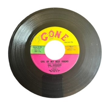 Ral Donner & The Starfires- Girl Of My Best Friend/It's Been A Long Long Time, 1960, VG+