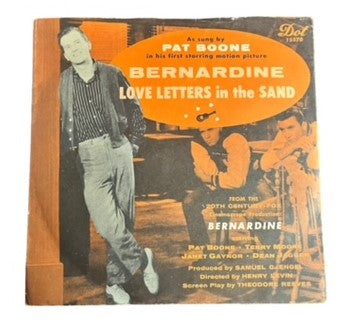 Pat Boone- Bernardine/Love Letters In The Sand, 1957, VG+