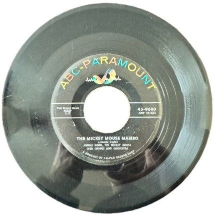 Jimmie Dodd, The Mickey Mouse Club & Orchestra- The Mickey Mouse Mambo/The Humphrey Hop/The Pussey Cat Polka, 19556, VG+
