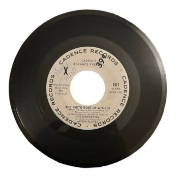 The Chordettes- The White Rose Of Athens/Adios, 1962, VG
