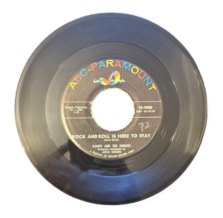 Danny & The Juniors- Rock And Roll Is Here To Stay/School Boy Romance, 1958, VG+