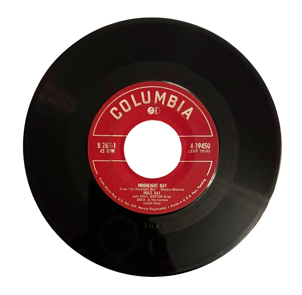 Doris Day- Moonlight Bay/Tell Me, 1951, VG+