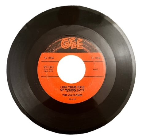 The Cleftones- I Like Your Style Of Making Love/Why You Do Me Like You Do, 1957, VG
