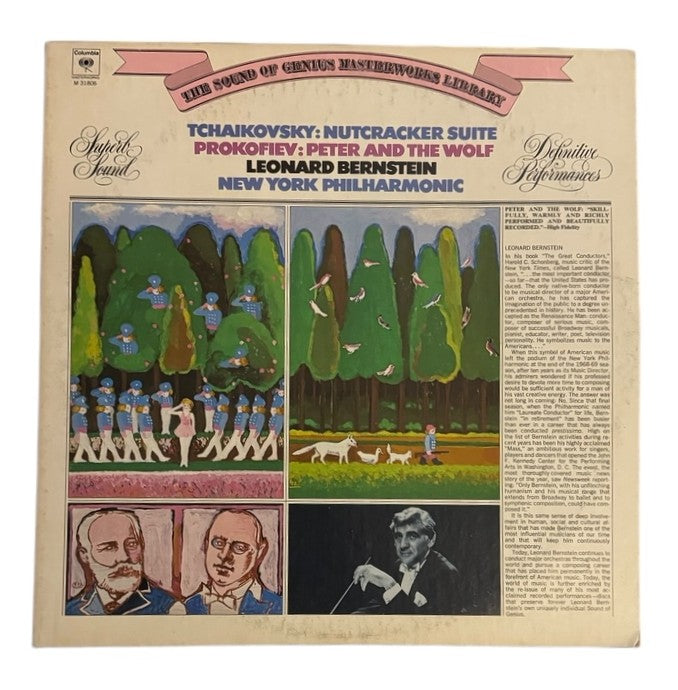 Leonard Bernstein & New York Philharmonic- Prokofiev: Peter And The Wolf/Tchaikovsky: The Nutcracker Suite, 1973, VG+/VG+