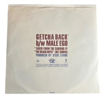 The Beach Boys- Getcha Back/Male Ego, 1985, VG+