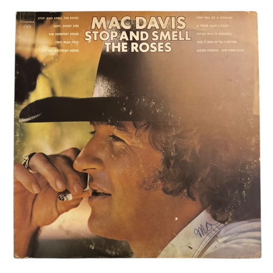 Mac Davis- Stop And Smell The Roses, 1974, VG/VG+