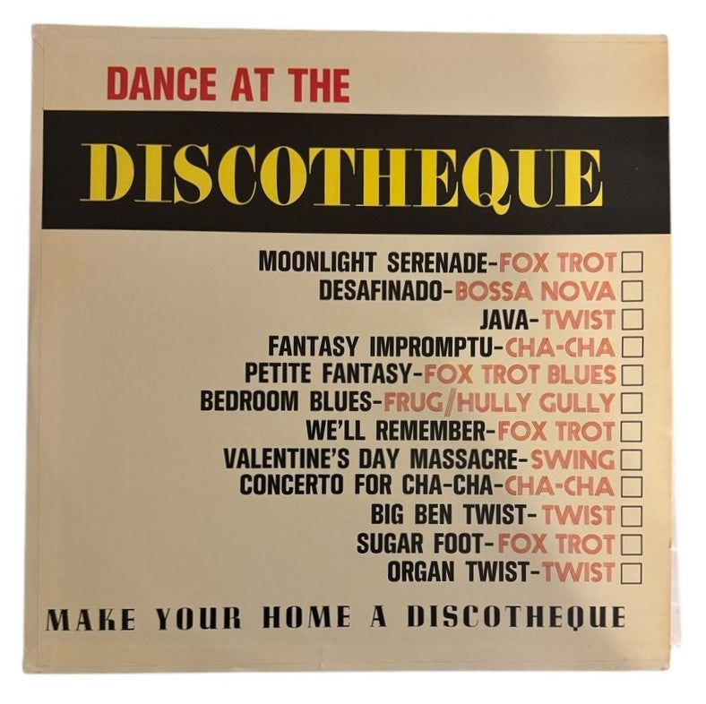 The New World Theatre Orchestra- Dance At The Discotheque, 1950s, VG+/VG+