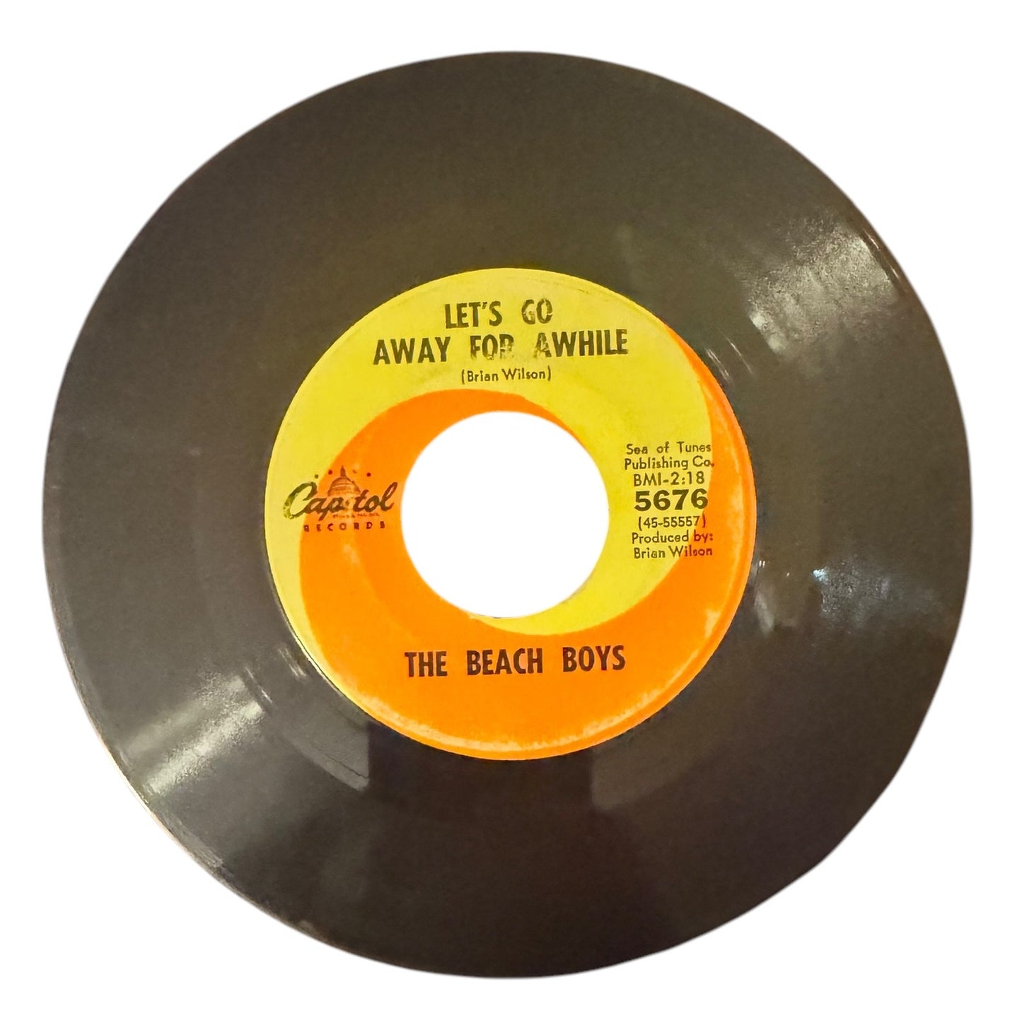 The Beach Boys- Good Vibrations/Let's Go Away For Awhile, 1966, VG