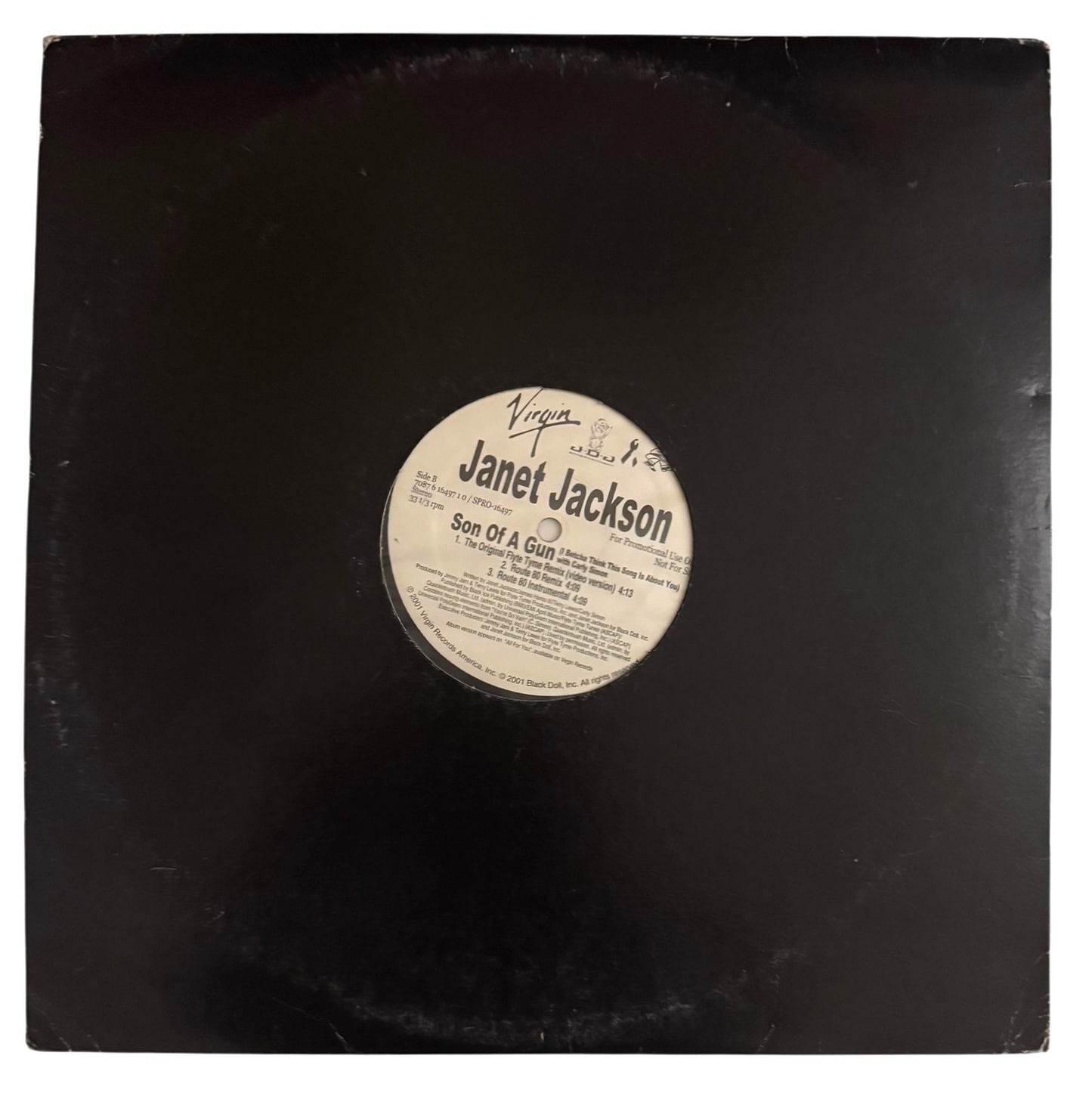 Janet Jackson- Son Of A Gun (I Betcha Think This Song Is About You), 2001, VG+