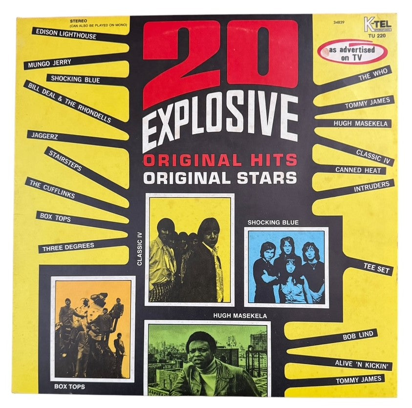 Various Artists- 20 Explosive Hits, 1971, VG+/VG+