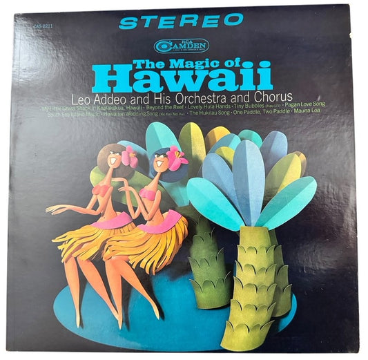 Leo Addeo & His Orchestra and Chorus- The Magic Of Hawaii, 1968, VG+/VG+