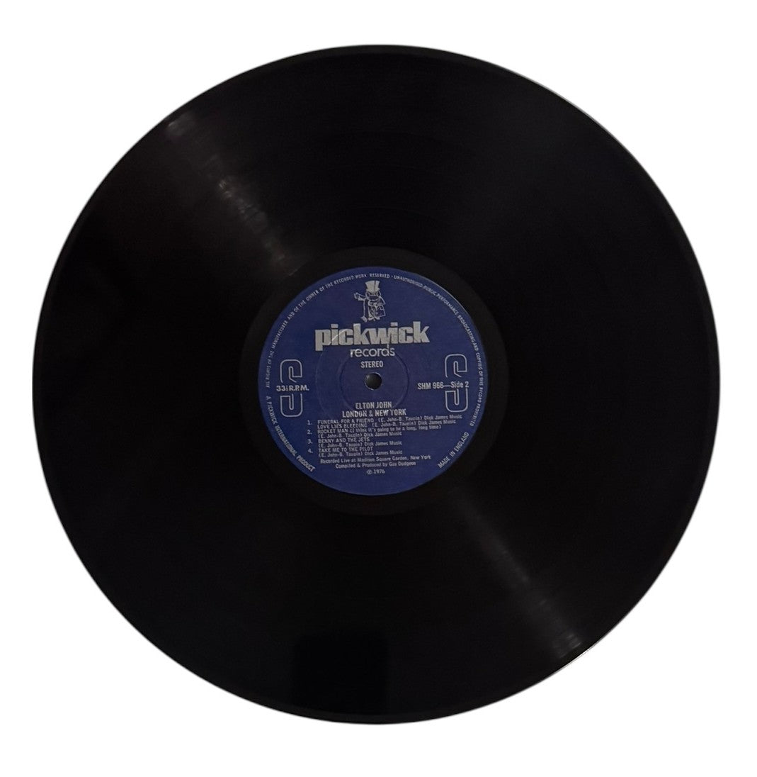 Elton John- London & New York, 1978, VG+/VG+ (UK Import, Reissue)