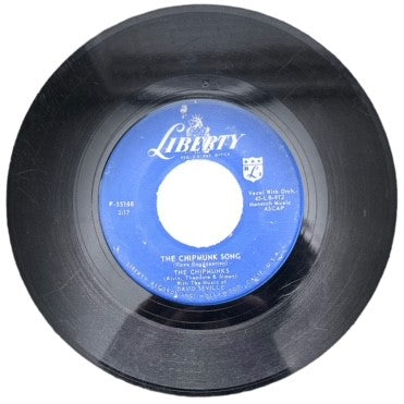 The Chipmunks- The Chipmunk Song/Almost Good, 1958, VG+