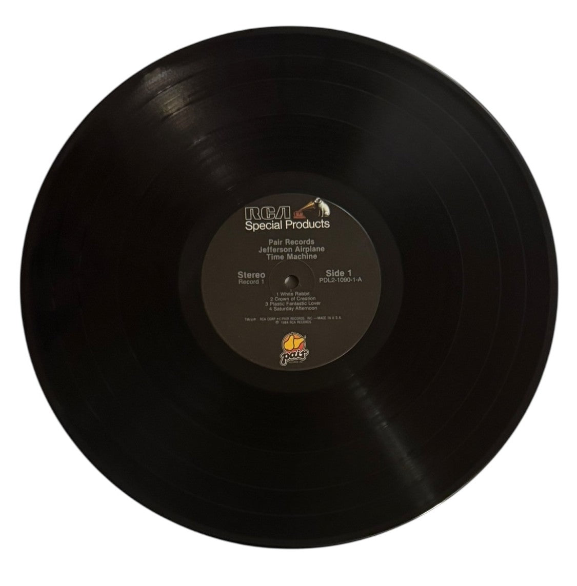 Jefferson Airplane- Time Machine, 1984, VG+/VG+ (2 Records)