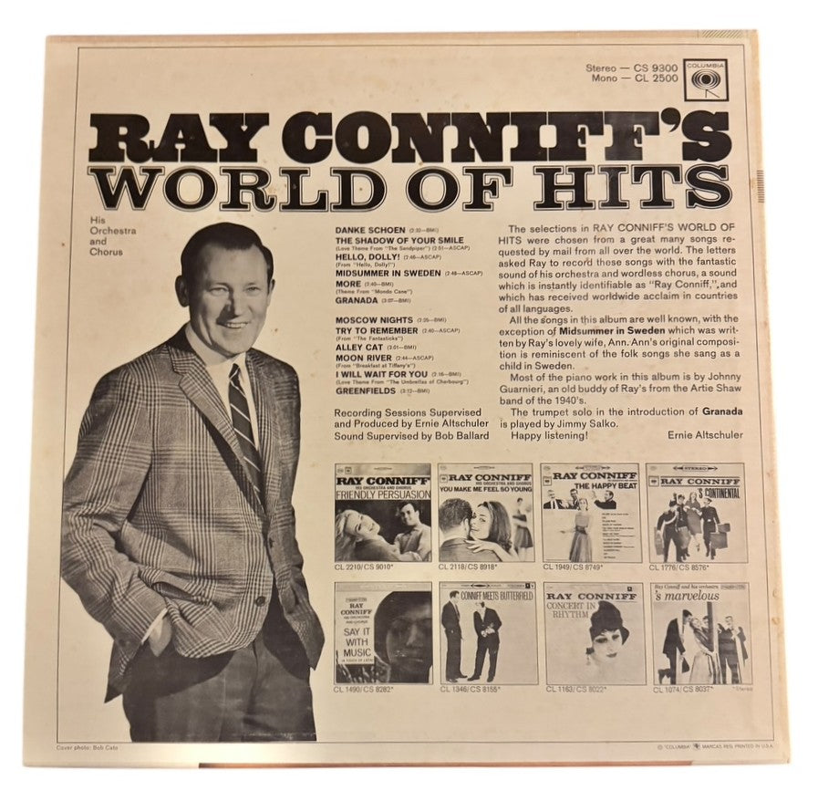 Ray Conniff- Ray Coniff's World Of Hits, 1966, VG+/VG+