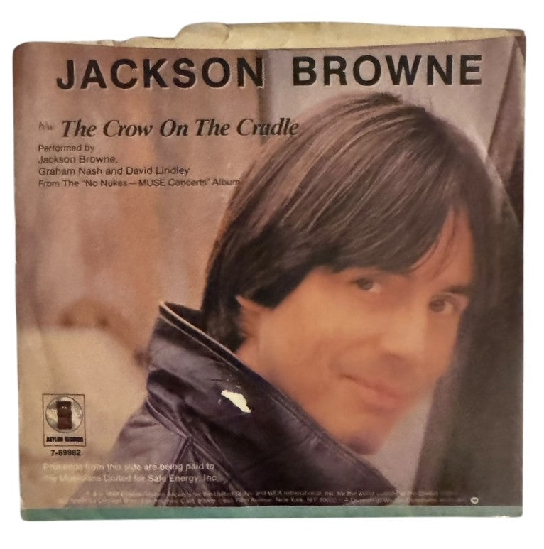 Jackson Browne- Somebody's Baby/The Crow On The Cradle, 1982, VG+