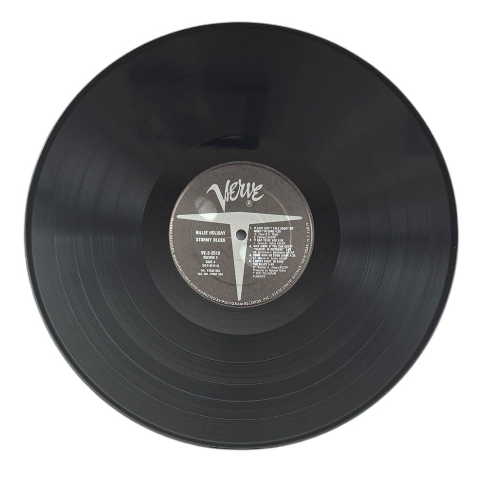Billie Holiday- Stormy Blues, 1983, VG+/VG+ (2 Records)