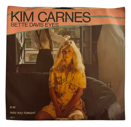 Kim Carnes- Bette Davis Eyes/Miss You Tonite, 1981, VG+/VG+ (Picture Sleeve)