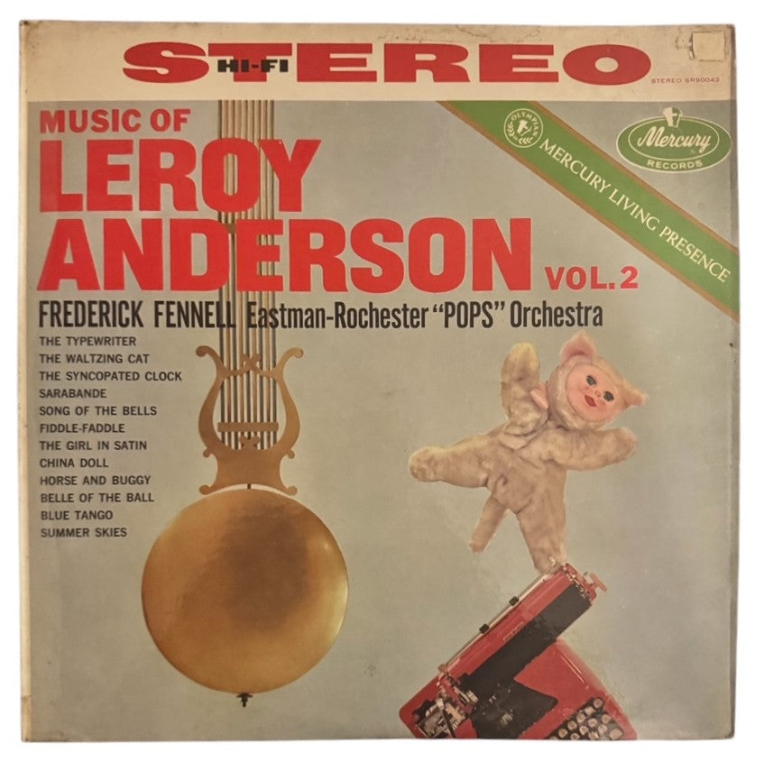 Frederick Fennell Conducting Eastman-Rochester 'Pops' Orchestra- Music Of Leroy Anderson, Vol.2, 1959, VG+/VG+