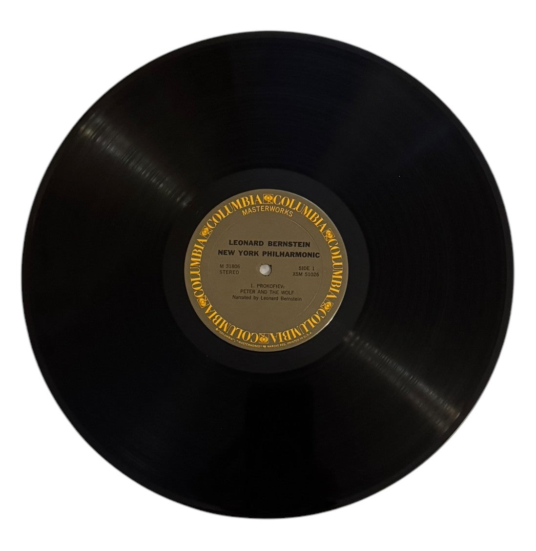 Leonard Bernstein & New York Philharmonic- Prokofiev: Peter And The Wolf/Tchaikovsky: The Nutcracker Suite, 1973, VG+/VG+