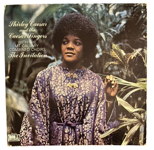 Shirley Caesar & The Caesar Singers- The Invitation, 1974, VG+/VG