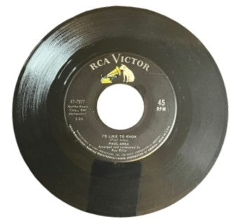 Paul Anka- Love Me Warm And Tender/I'd Like To Know, 1962, VG+