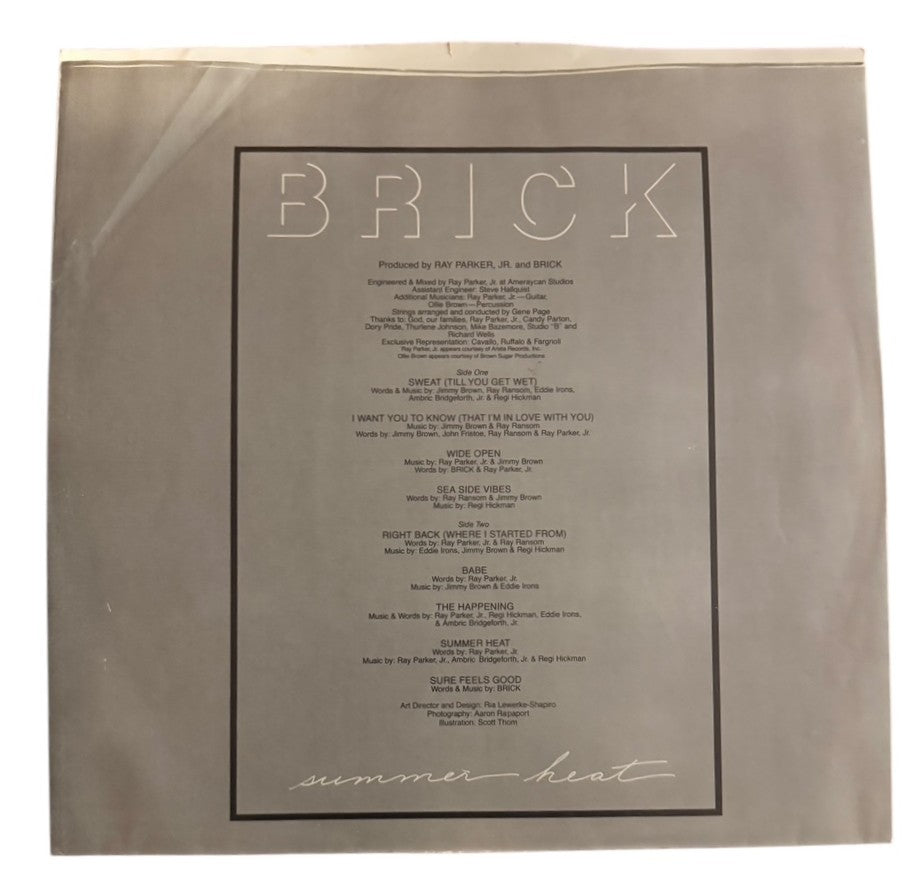 Brick- Summer Heat, 1981, VG+/VG