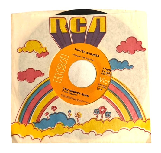 Porter Wagoner- The Rubber Room/The Late Love Of Mine, 1971, VG+