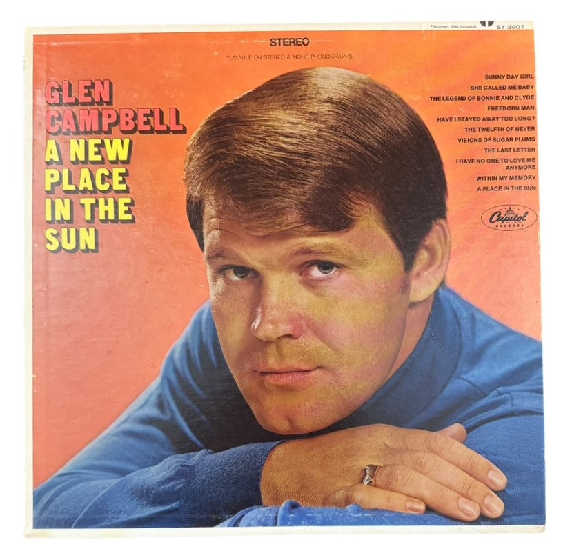 Glen Campbell- A New Place In The Sun, 1968, VG+/VG+