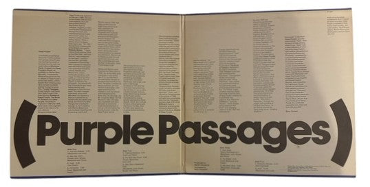 Deep Purple- Purple Passages, , VG+/G+