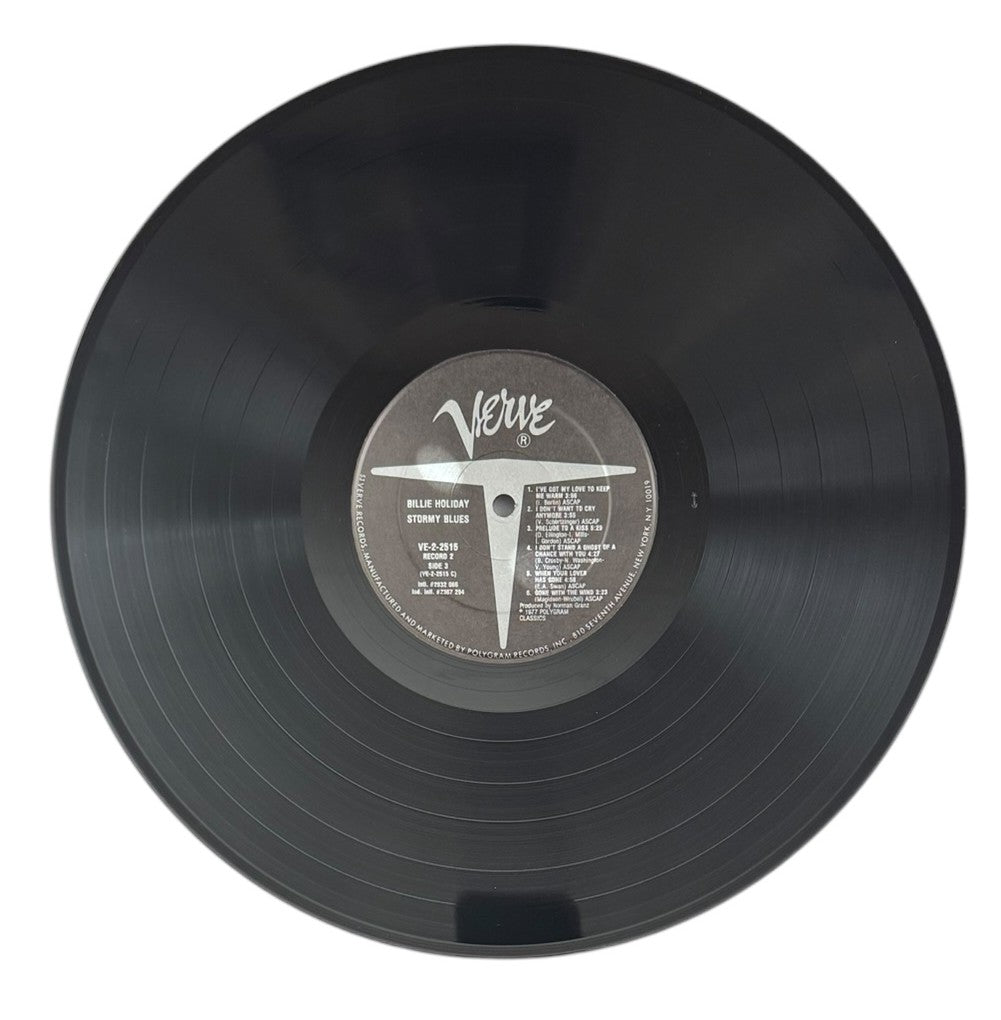 Billie Holiday- Stormy Blues, 1983, VG+/VG+ (2 Records)