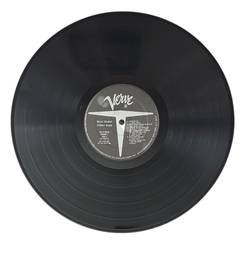 Billie Holiday- Stormy Blues, 1983, VG+/VG+ (2 Records)