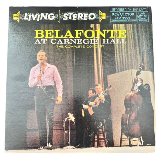 Harry Belafonte- Belafonte At Carnegie Hall: The Complete Concert, 1959, VG+/VG+ (2 Records)