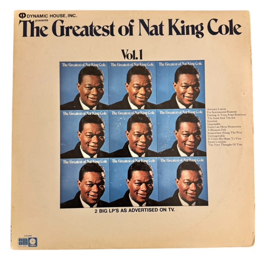 Nat King Cole- The Greatest Of Nat King Cole Vol. 1 & 2, 1972, VG+/VG+ (2 Records)