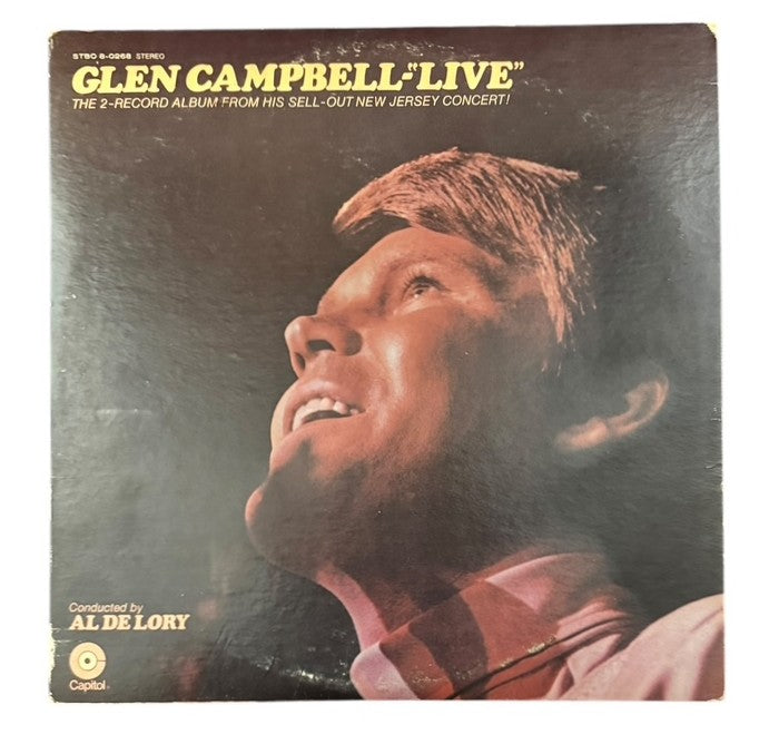 Glen Campbell- Glen Campbell "Live", 1969, VG/VG+