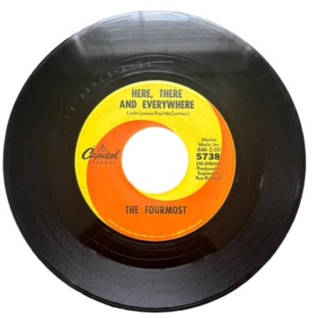 The Fourmost- Here, There And Everywhere/You've Changed, 1966, VG+